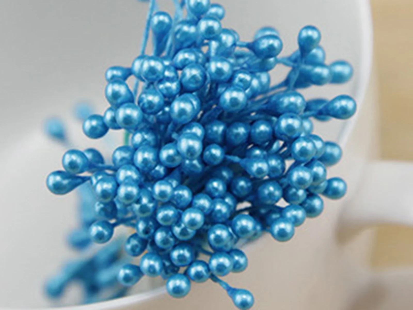 Pearl Effect Artificial Flower Stamen 560 Pcs