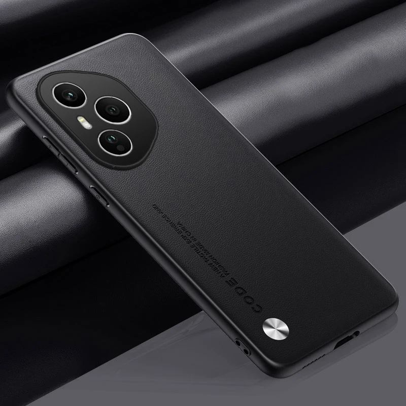 Luxury PU Leather Shockproof Phone Case - Full Protection Back Cover
