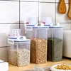 1.5/2kg Airtight Food Storage Bucket with Measuring Cup - Durable, Moistureproof Plastic Container for Kitchen Essentials 3