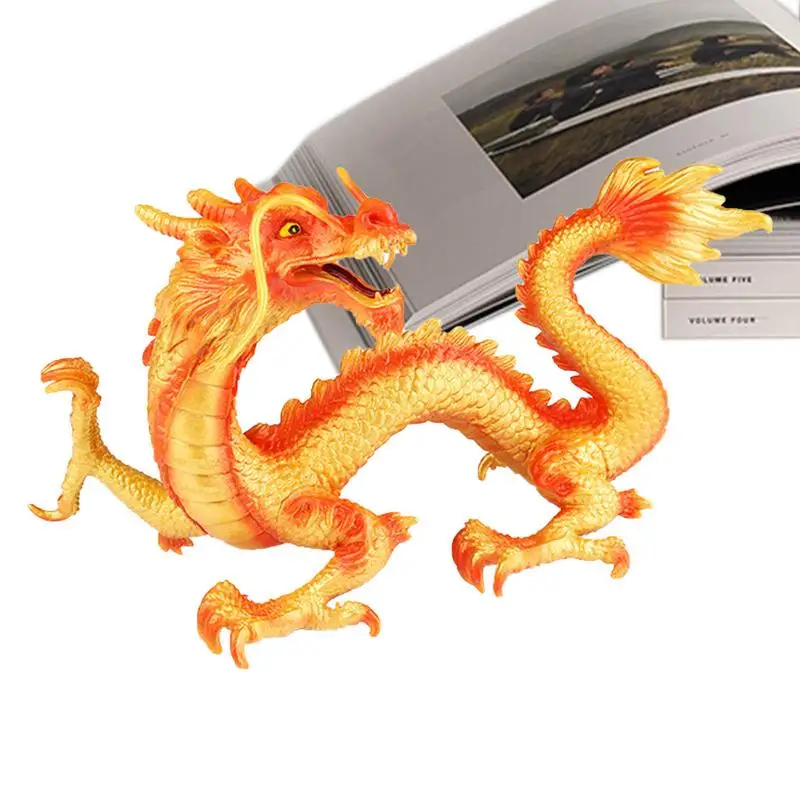 

Модель китайского дракона, игрушка, китайский новый год, фотография Нового года, Статуя Дракона, мифическое существо, игрушка статуэтки дракона