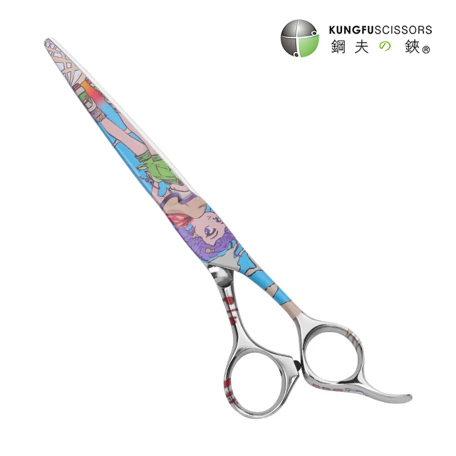 KUNGFU 6.8 / 7 Inch Professional Barber Hair Scissor Salon Cutting Scissors Hairdressing Scissors