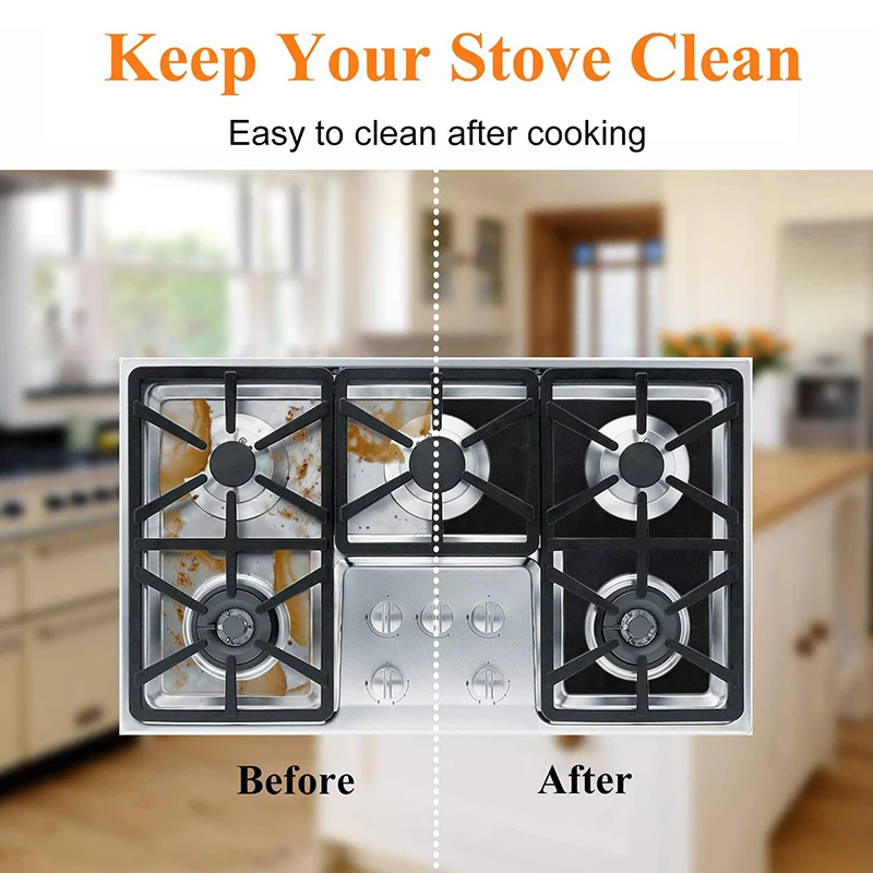 Stove Protector Cover Liner Gas Stove  Gas Stove Cooker Protectors Cover -  Cookware Parts - Aliexpress