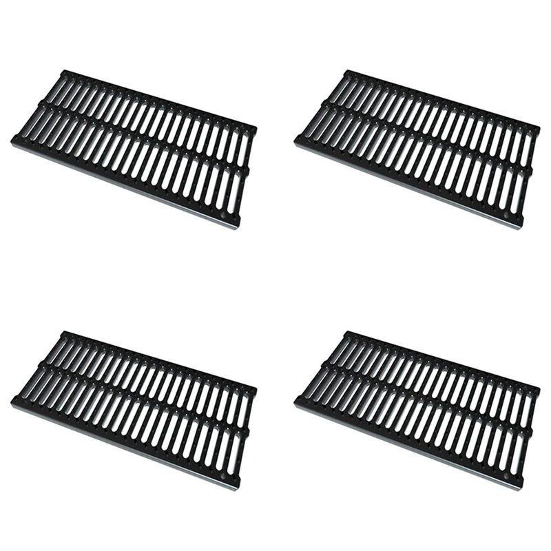 

4X Sewer Cover Rainwater Grate Trench Cover Resin Manhole Cover Drainage Ditch Composite Sink Rectangular Manhole Cover