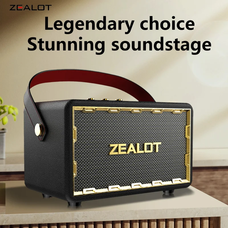 ZEALOT MT01 Portable 60W Wireless Speaker With 4 Subwoofers