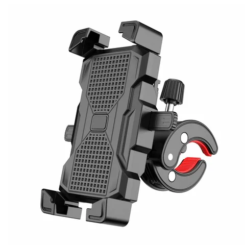 Shake Motorcycle Handle Bike Phone Holder Fixed Portable Outdoor Sports Easy Install Hands Free 360 Degree Rotation ABS