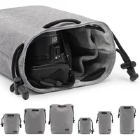 BOONA Camera Bag Backpack Lens Bag Drawstring Pouch Fleece Waterproof Camera bag Protect for DSLR Nikon Canon Sony Pentax 2