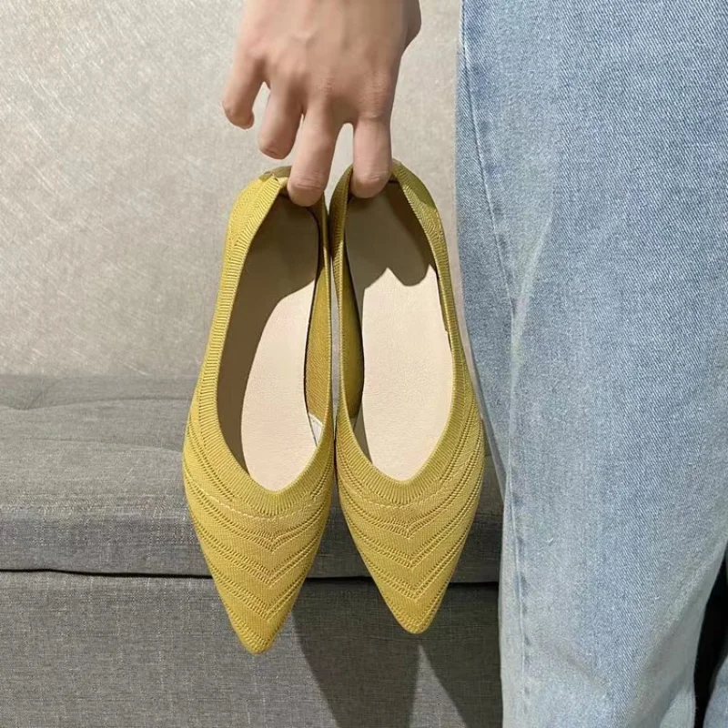 New Arrival 2023 Women Pointed Toe Beautiful and Fashion Summer Shoes Flat Ballerina Comfortable Casual Women Shoes Size 35-43
