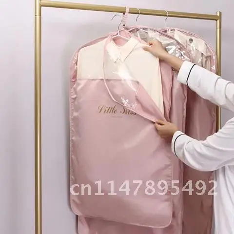 의류 먼지 커버 걸이식 의류 가방 코트 커버, 행어 의류 커버, 가정용 수납 가방