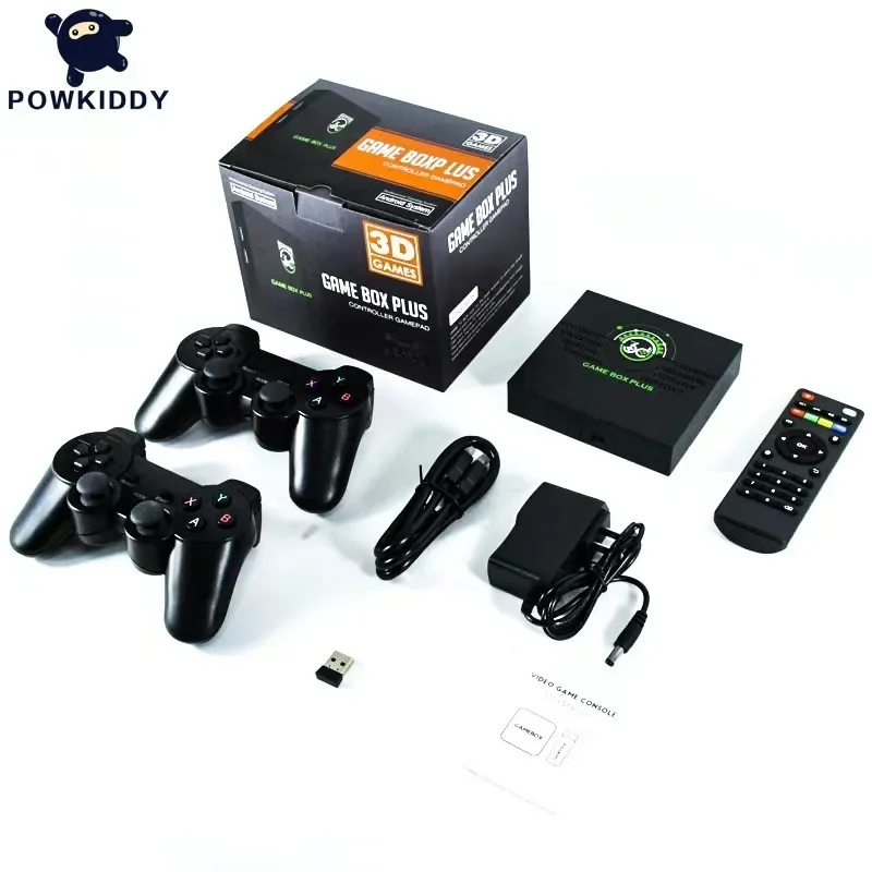 Powkiddy Q6 3D Home Hdtv Double Psp Simulator Living Room Game Box Cpu: A Game 905 X2Mp4 Video Player Schermo 4K Completamente Regalo
