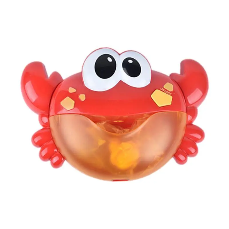 

Игрушка-краб для ванны, Музыкальный аппарат для изготовления пузырей для детей, водонепроницаемый автоматический интерактивный аппарат для изготовления пузырей для ванны