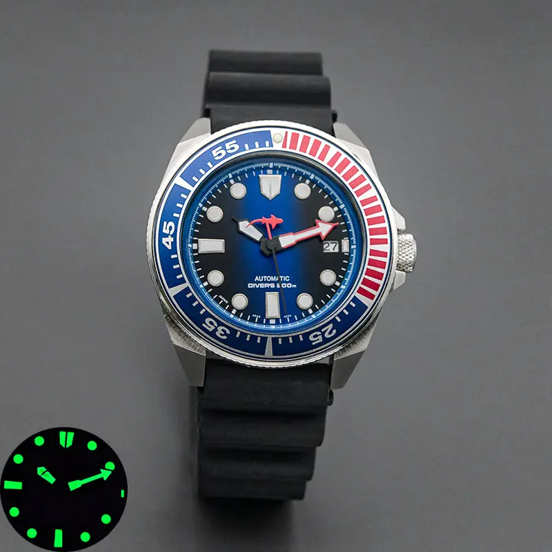 Orologio Da Uomo King Samurai Series Con Movimento Automatico Seiko Nh35 Nh36 Vetro Zaffiro In Acciaio Inossidabile 200M Subacqueo Impermeabile