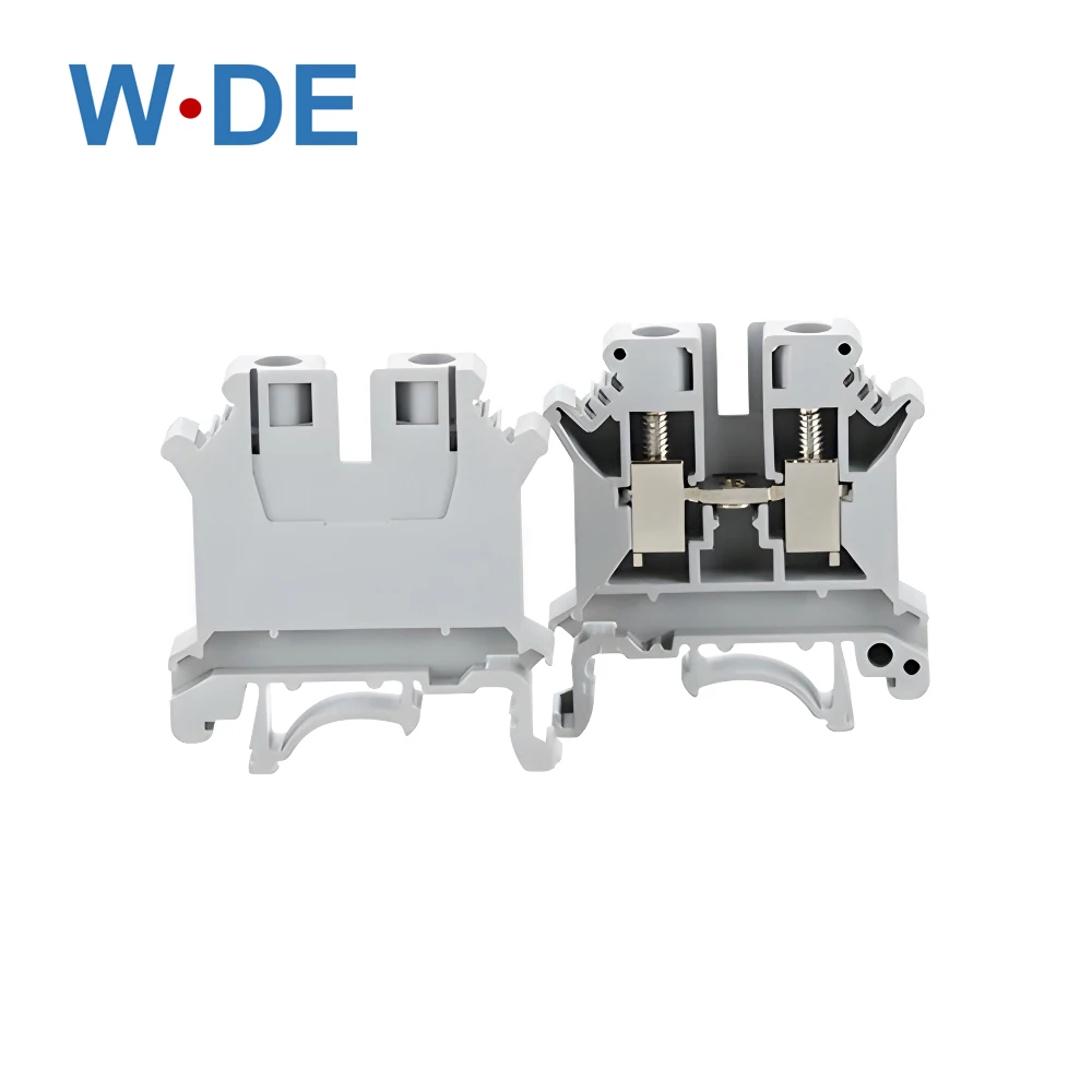 Din Rail Terminal Block UK-6N Wire Conductor 10Pcs, din rail terminal block,wire connectors
