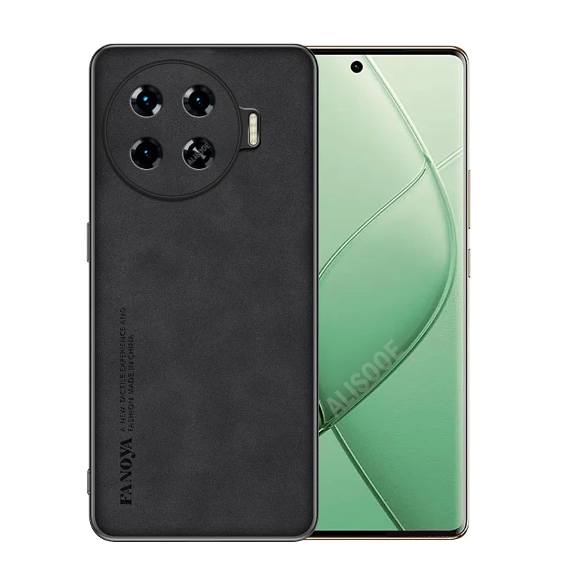 Frosted PU-Leather Matte Anti-Shock Hard Plastic Case Cover
