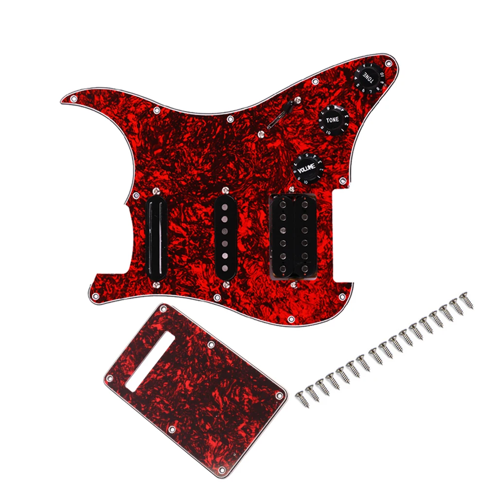 Electric Guitar Pickguard For Guitar Protecting Surfing Loaded Prewired