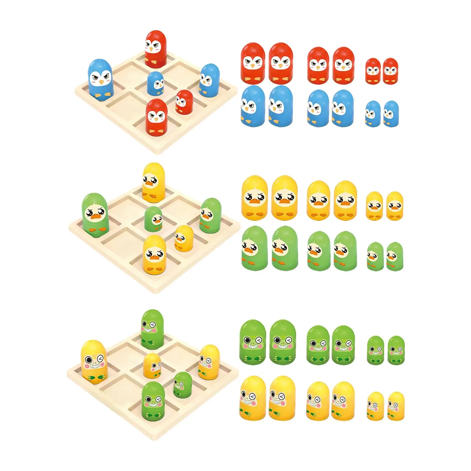 Tic TAC Toe Game Parent Child Interactive for Kids Adults Ages 4-8 Years Old
