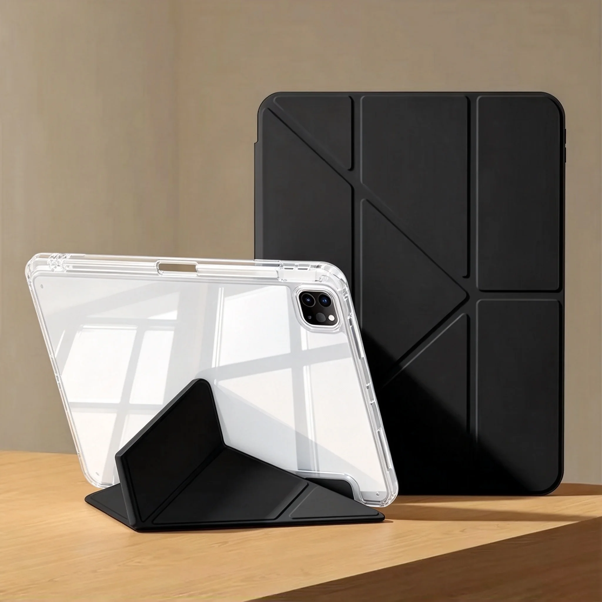 Versatile Magnetic Y-Fold Tablet Case