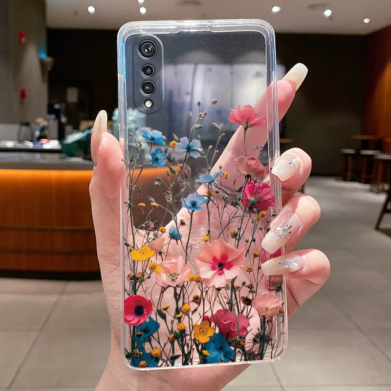 Elegant Butterfly Bow Transparent Soft TPU Phone Case - Protective Thin Silicone Cover