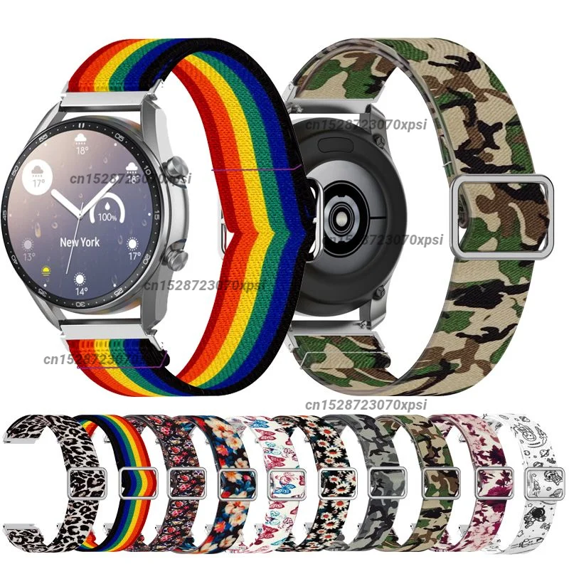 Cinturino In Nylon Da 20Mm 22Mm Per Samsung Galaxy Watch 3/Galaxy Watch Active Bracciale Per Galaxy Watch 4 Classic 46Mm Cintura Di Ricambio