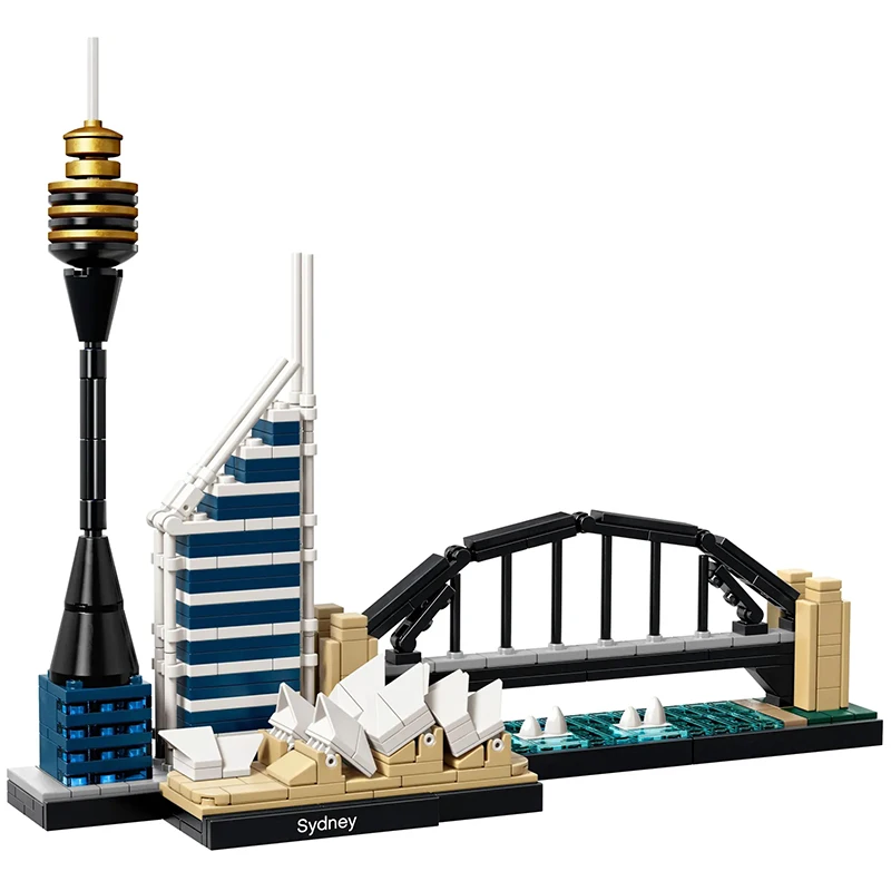 New York London Pairs Dubai Lanmark City Skyline Building Blocks 21052 21044  21028  21034 21032 21027 Construction Bricks Set 6