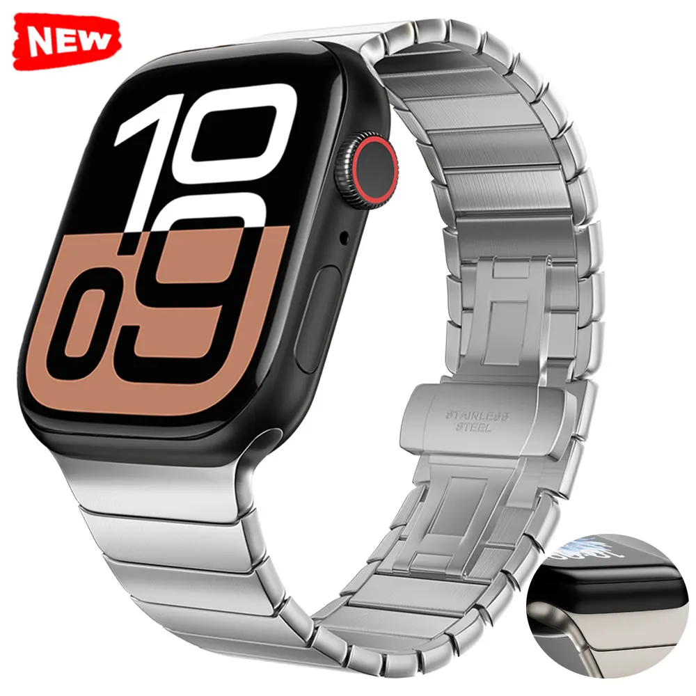 Titanium Metal Business Wristband Bracelet
