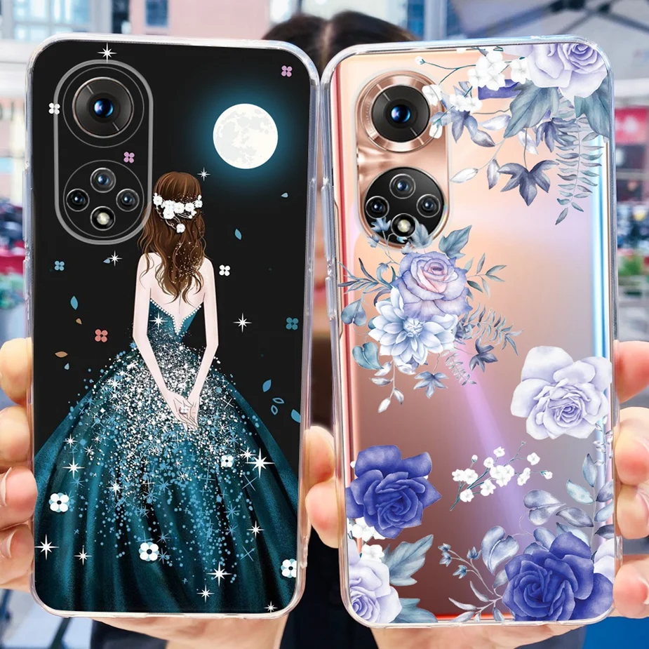 Clear Silicone Soft Slim Phone Case with Fashion Painted Design