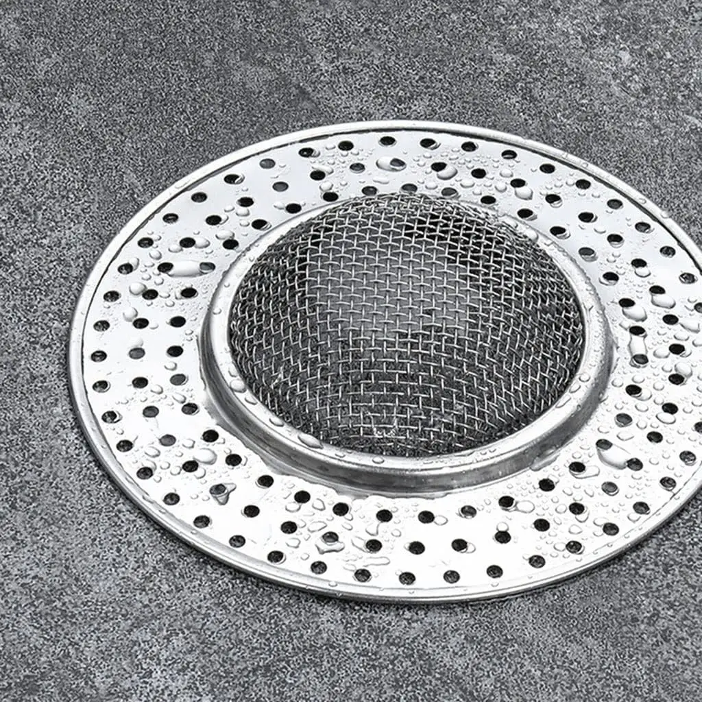 Mesh Sink Filter Anti-Clogging Shower Hair Catcher Drain Cover Floor Drain Strainers For Bathroom Bathtub Kitchen Sink Strainer — view 3