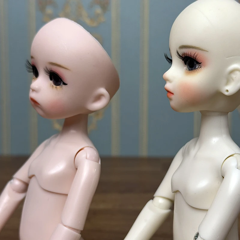 White / Nude Skin 1/6 Bjd Doll Mechanical Joint Body 30cm Practice Makeup Doll Kids Girls Doll Toy Gift 4