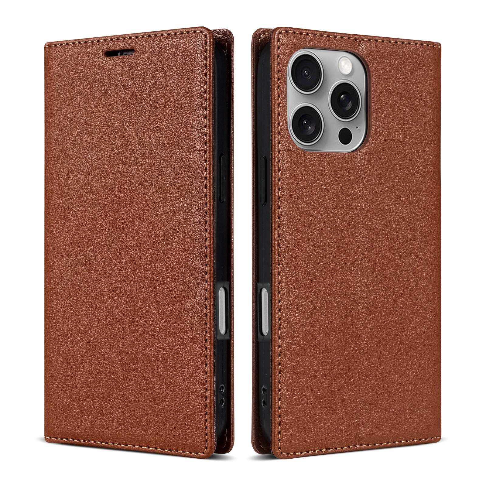 Sleek Retro Flip Leather Wallet Case with Card Slot Holder
