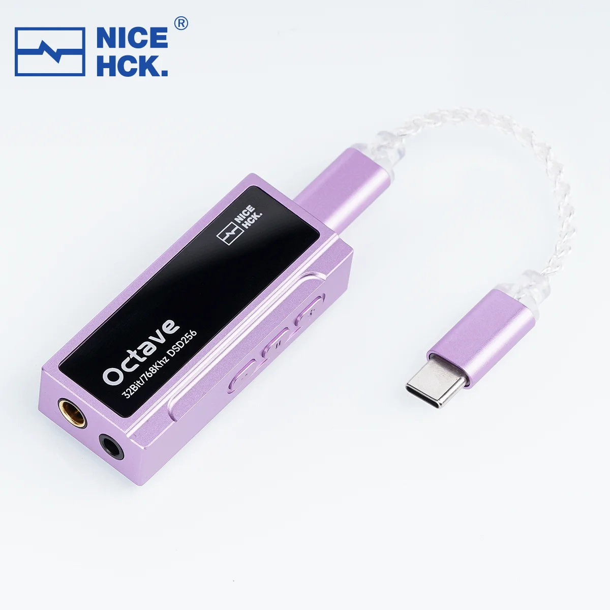NICEHCK オクターブ Type-C ポータブル DAC ヘッドフォンアンプ