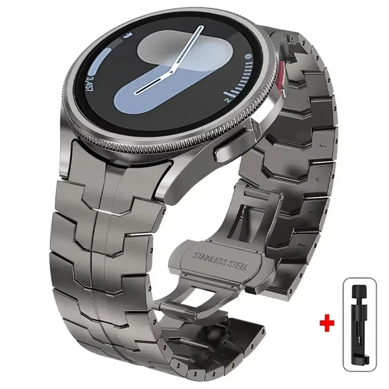 Premium Stainless Steel Watch Strap - No Gaps Design, Quick Release Bracelet
