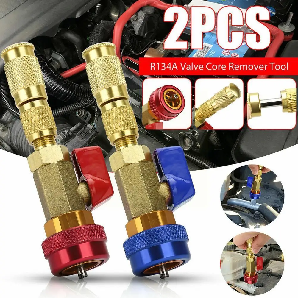 

R1234YF R1234YF Quick Valve Core Remover Installer High And Tool Conditioning Pressure Air System Low Tool Tool B5J4