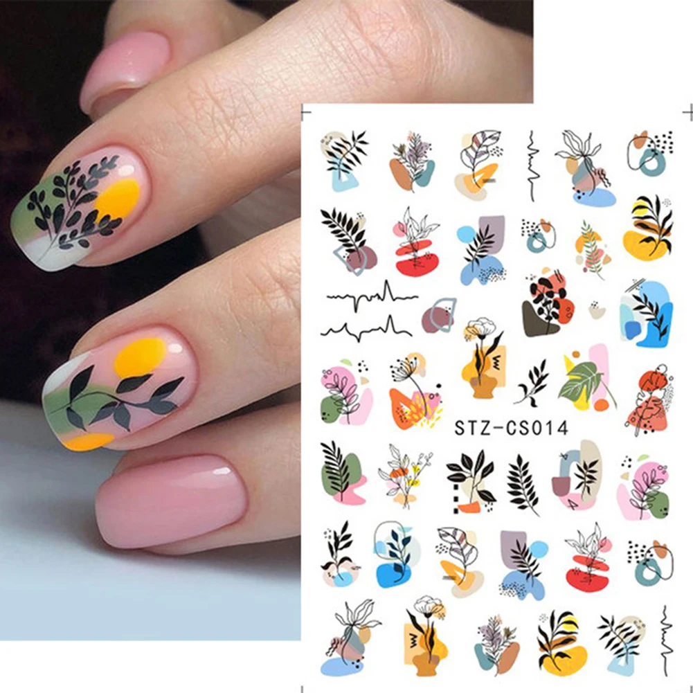 Black Cat Nail Art Stickers Transfers Decals Set of 48 - A1251 | eBay