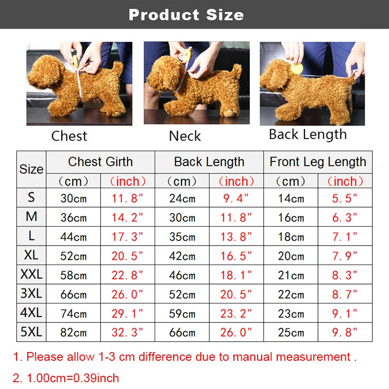 Dog Winter Overalls - Lightweight Turtleneck Dog Onesie for Medium Large Dogs