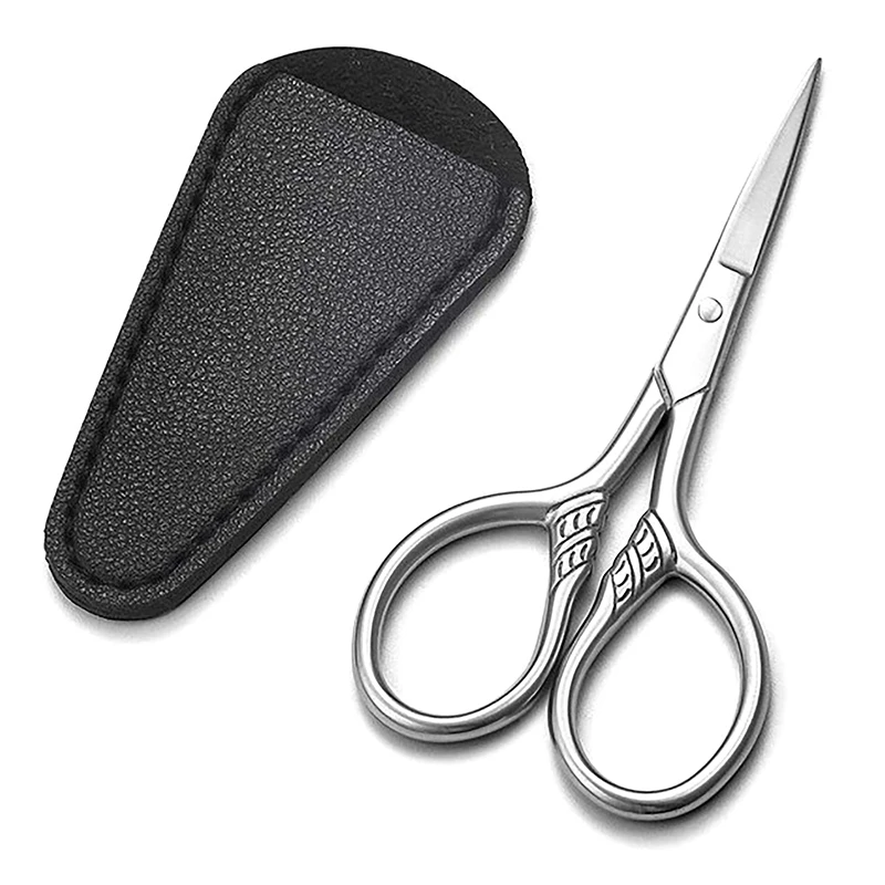 1Pcs Stainless Steel Small Makeup Grooming Scissors Eyebrows For Manicure Nail Cuticle Beard And Mustache Trimmer Nose Hair Tool 3