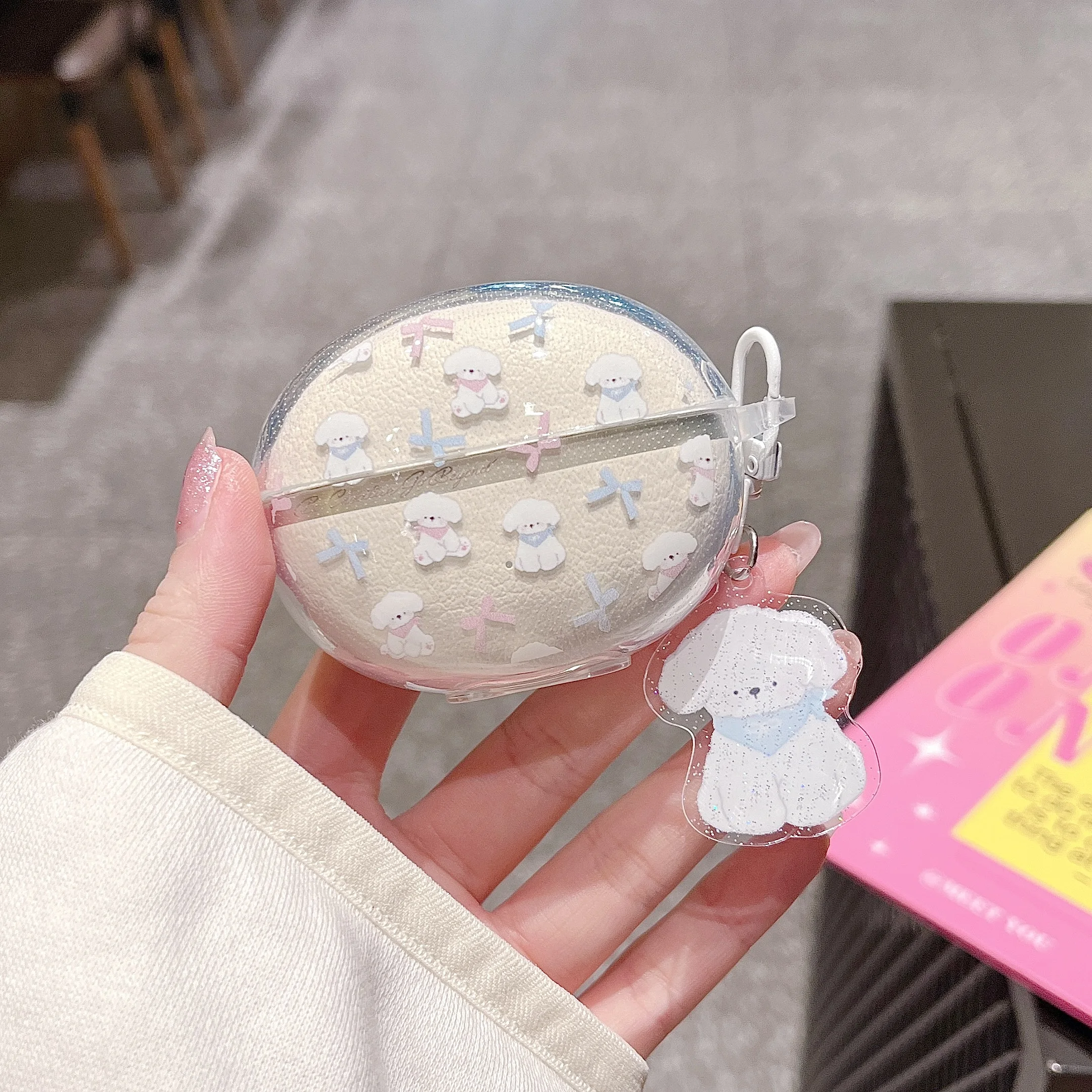 3D Clover Cute Sea World Stars Soft TPU Headphone Cover with Pendant – Shockproof Protective Sleeve