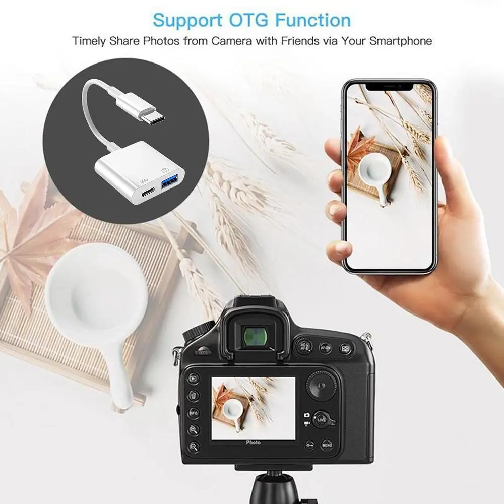 2  1 Ÿ-C OTG  USB 3.0 ܺ U ũ  й, Ʈ ޴ ȭ   ġ PD   ̺