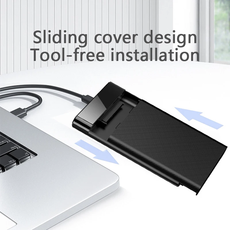 Uthai 2.5 Polegadas Ferramenta-livre Caixa de Disco Rígido Móvel Usb 3.1 Notebook Estado Sólido ou Disco Rígido Mecânico Ssd Hdd tipo de Gabinete c 3.1 - Imagem 3