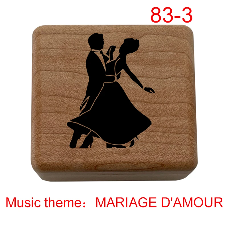MARIAGE D'AMOUR Music Box classic music theme wind up for girlfriend boyfriend wife husband birthday present christmas gift 3