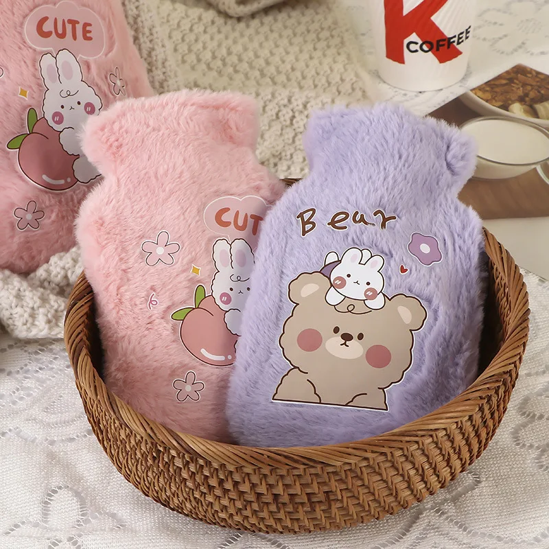 Chaufferette,Sac à Eau Chaude Portable Anti-Explosion,bouteille D'eau