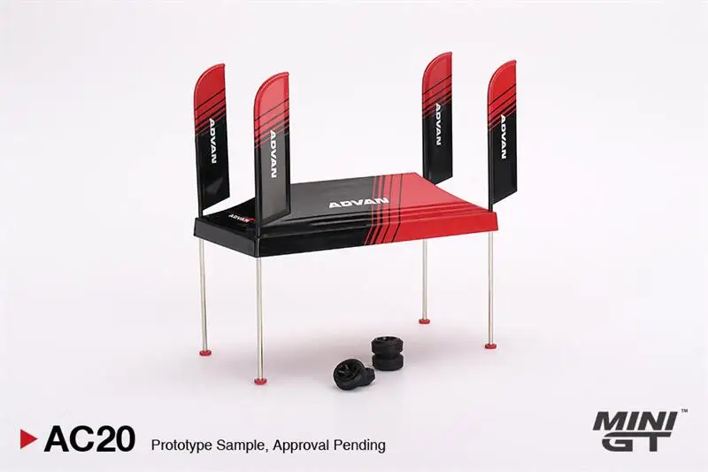 

** Предзаказ ** MINI GT 1:64 комплект сервисной палатки Paddock-ADVAN