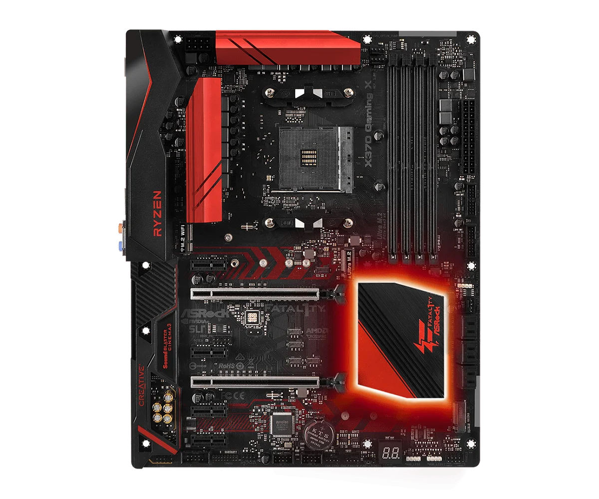 AMD X370 Motherboard ASRock Fatal1ty X370 Gaming X AM4