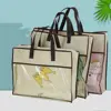 Quilt Storage Bag Dustproof Zip Storage Bag Non-Woven Waterproof Quilts Storage Pillow Organizer 3
