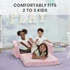 Perfect Sleeper Extra Wide Convertible Sofa to Lounger - Comfy 2-in-1 Flip Open Couch/Sleeper for Kids 5