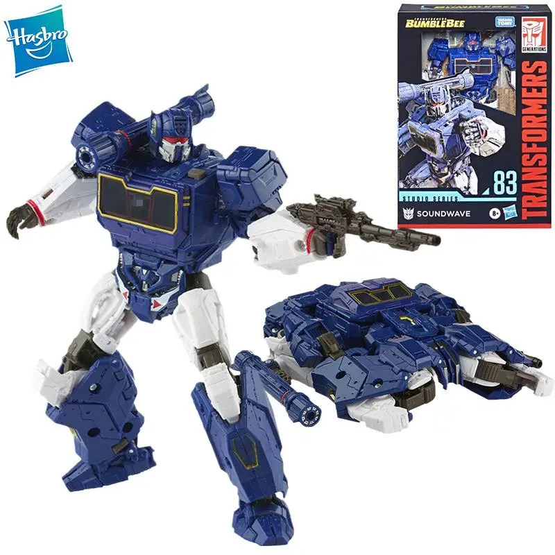 

Original Hasbro Transformers Bumblebee Studio Series SS83 Voyager Class Soundwave Robot Anime Figure Action Model Boy Toys Gift