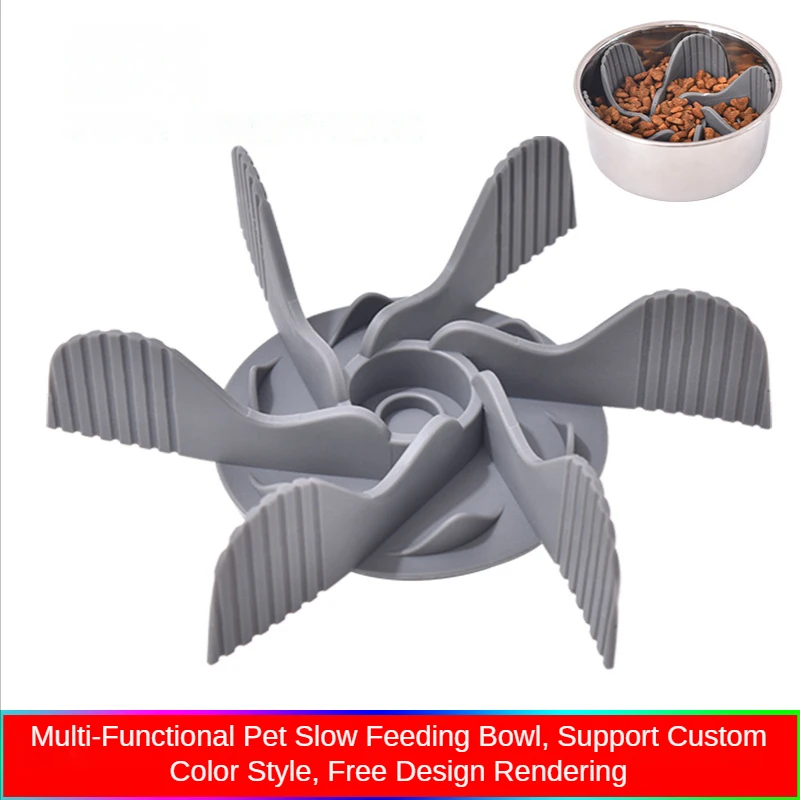 

Sucker Rotating Slow Food Bowl Can Be Cut Pet Licking Pad Dog Silicone Cat Slow Food Bowl Dog Bowl Pet Feeder