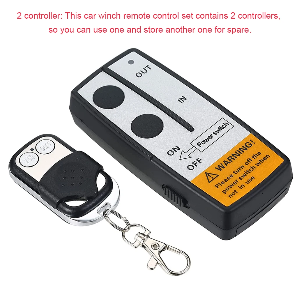 Universal Car Winch Remote Control Kit Replacement Winches in out