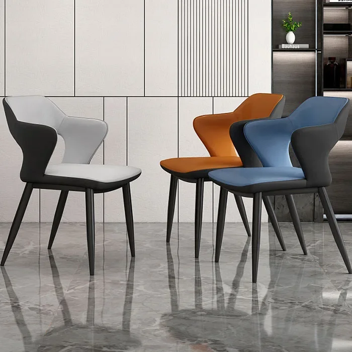 

Lazy Beach Dining Chairs Modern Bedroom Vanity Yellow Dining Chairs Ergonomic Designer Cadeiras Sala De Jantar Nordic Furniture