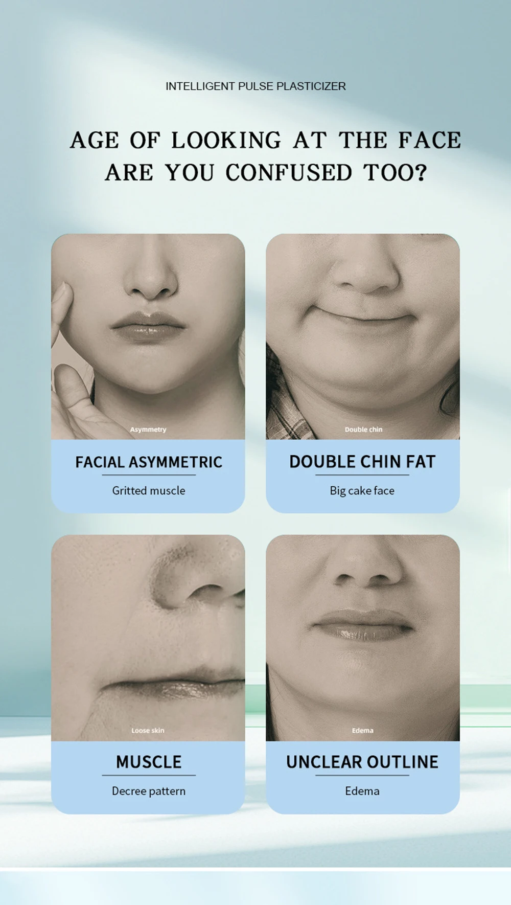 Microcurrent Face Shaping Device – EMS Smart Pulse V-Line Lifting Tool
