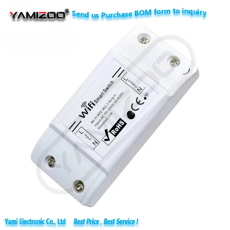 Smart House DIY Wifi Wireless Remote Switch Breaker LED Light Controller Module Alexa Google Home Smartlife Tuya APP