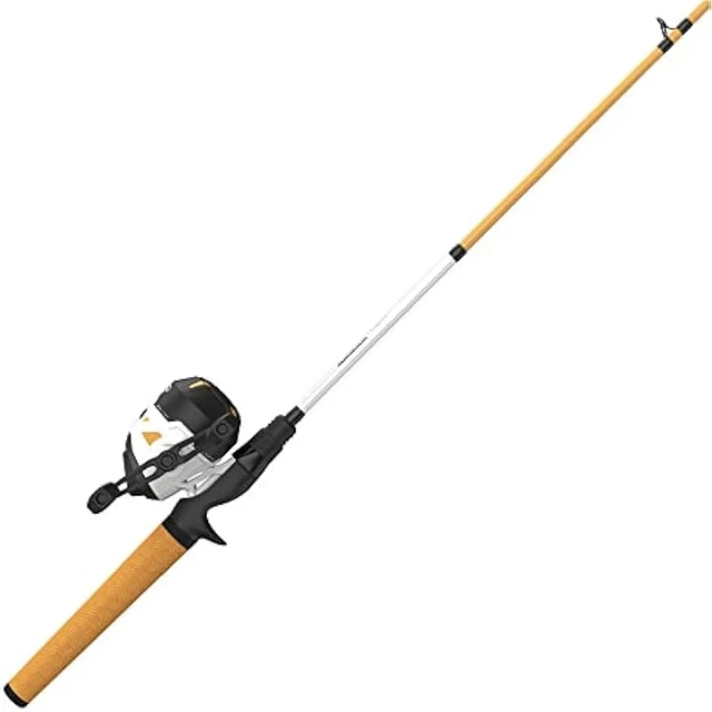 Zebco Roam Spincast Reel Fishing Rod Combo 6-Foot Fiberglass Rod